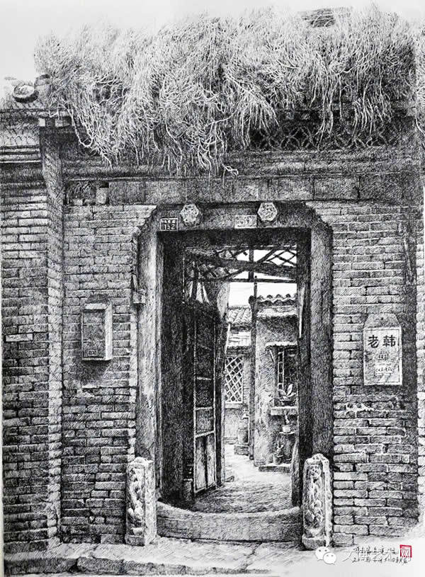 [转载]30张超漂亮的钢笔画，再现失去的北京胡同！