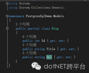 Asp.net Core基于MVC框架实现PostgreSQL操作