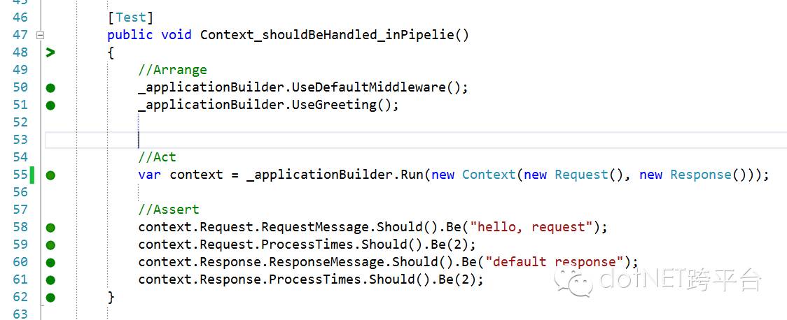 ASP.NET Core 1.0中的管道-中间件模式