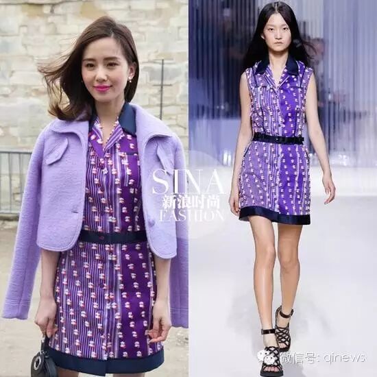 巴黎时尚风太猛:吹紫了刘诗诗的嘴、吹红了郑秀妍的腿