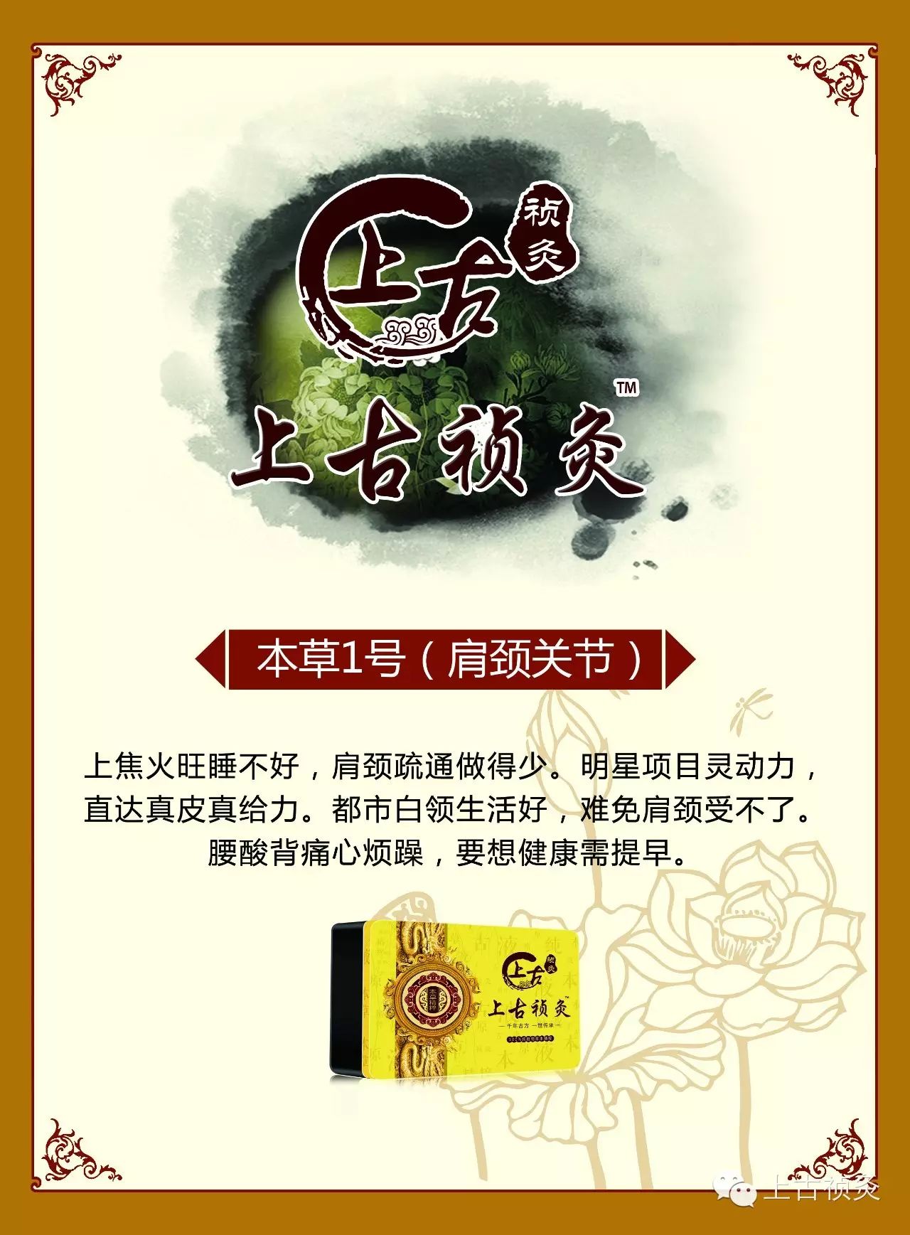 上古祯灸-本草一号(肩颈关节)
