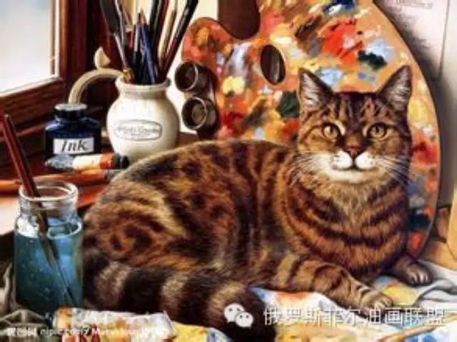 【喵星人乱入】 -- 为什么艺术家爱画猫