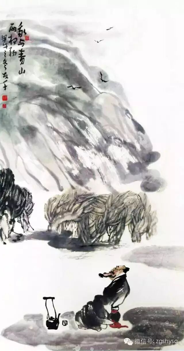 禅意涤尘||王友千新传统水墨人物烟台邀请展