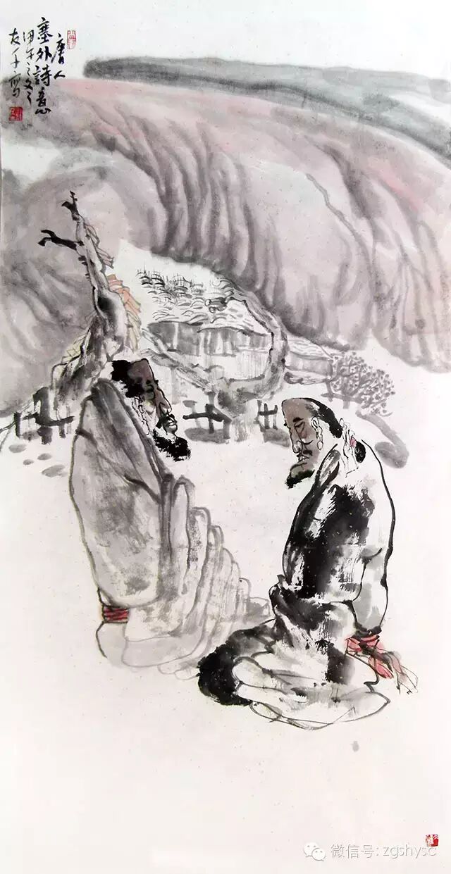 禅意涤尘||王友千新传统水墨人物烟台邀请展