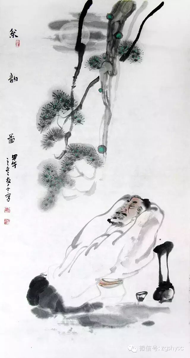禅意涤尘||王友千新传统水墨人物烟台邀请展