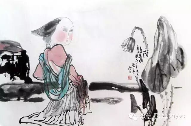 禅意涤尘||王友千新传统水墨人物烟台邀请展