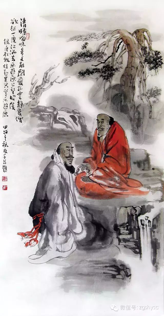 禅意涤尘||王友千新传统水墨人物烟台邀请展