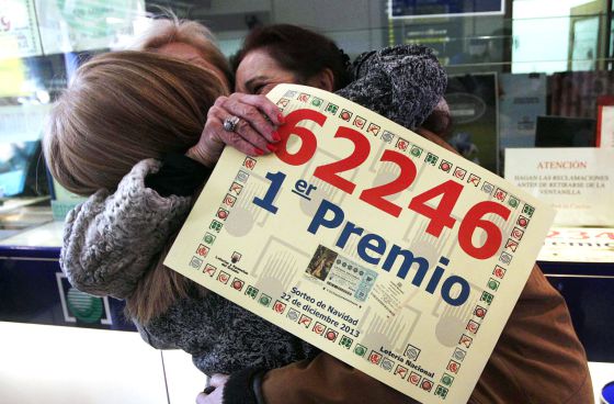 西班牙“大胖子”圣诞彩票开奖62246 奖金总额6.4亿欧元