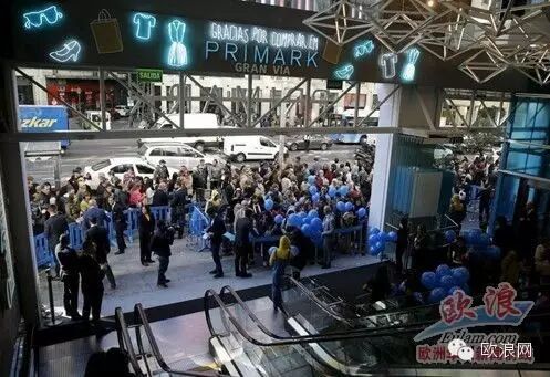 primark一年内在西班牙营业额上升20% 对华人造成冲击