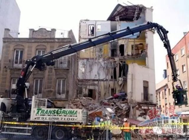 马德里tetuán居民楼坍塌原因：建筑材料老化