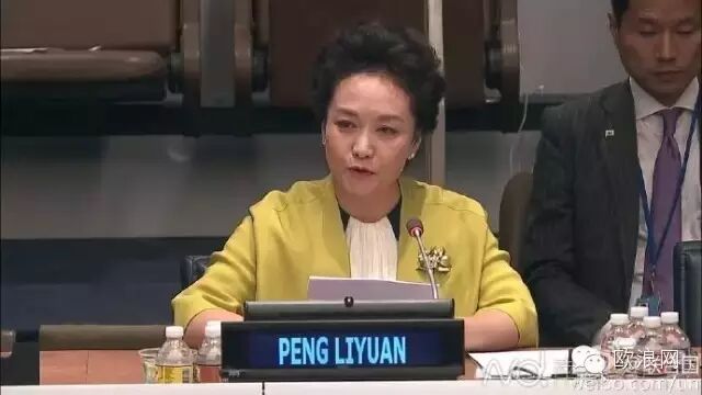 霸气全英文！彭麻麻联合国讲述她的“中国梦”（附视频）