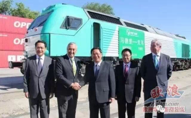 第四趟“义新欧红酒专列”今早满载货物从马德里出发