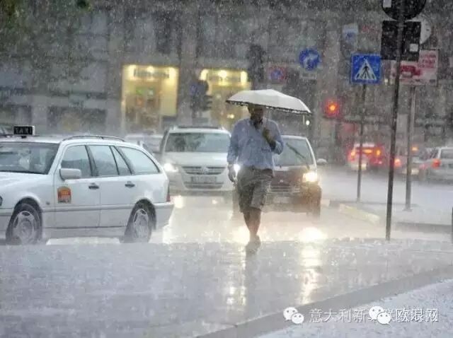 龙卷风和冰雹要袭击意大利了　要注意安全！