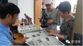 巴塞电视台对“华新报”进行专访 盼对华人进行正面宣传
