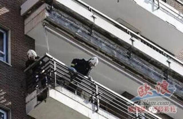 马德里一楼宇阳台掉下大砖块把楼下酒吧客人砸死