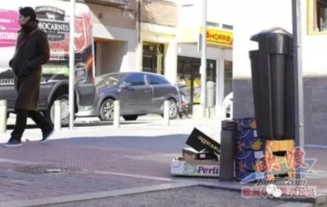 马德里vallecas地区因街道垃圾开出104张罚单