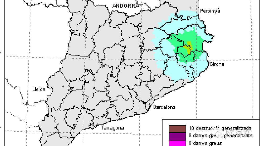 加泰地区今晨大地颤动，源自两场轻级地震