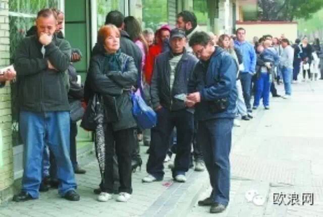 危机来全欧摧毁的就业岗位，过半属西班牙劳动市场