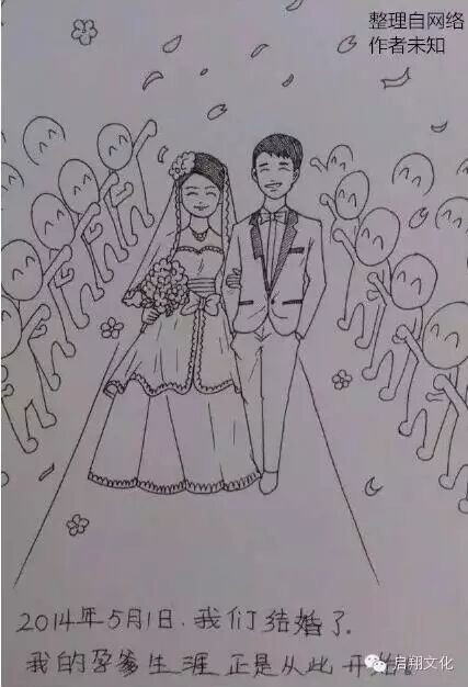 【启翔教育】辛苦而幸福!网友手绘老婆怀孕过程,满满都是爱!-怀孕期