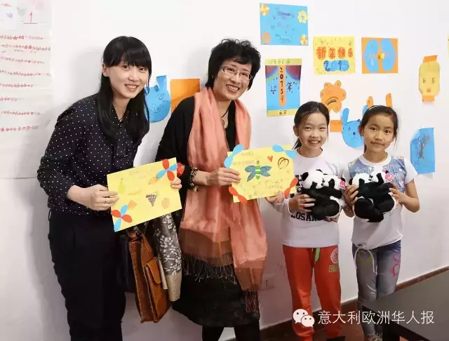 王冬总领事等慰问米兰华文学校师生