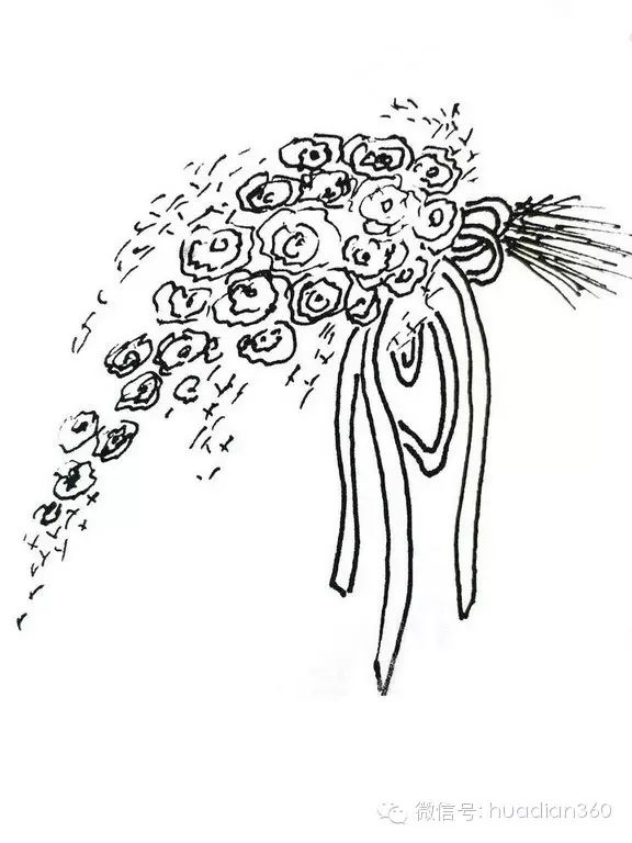 7.(1920)自然花茎手托式新娘捧花