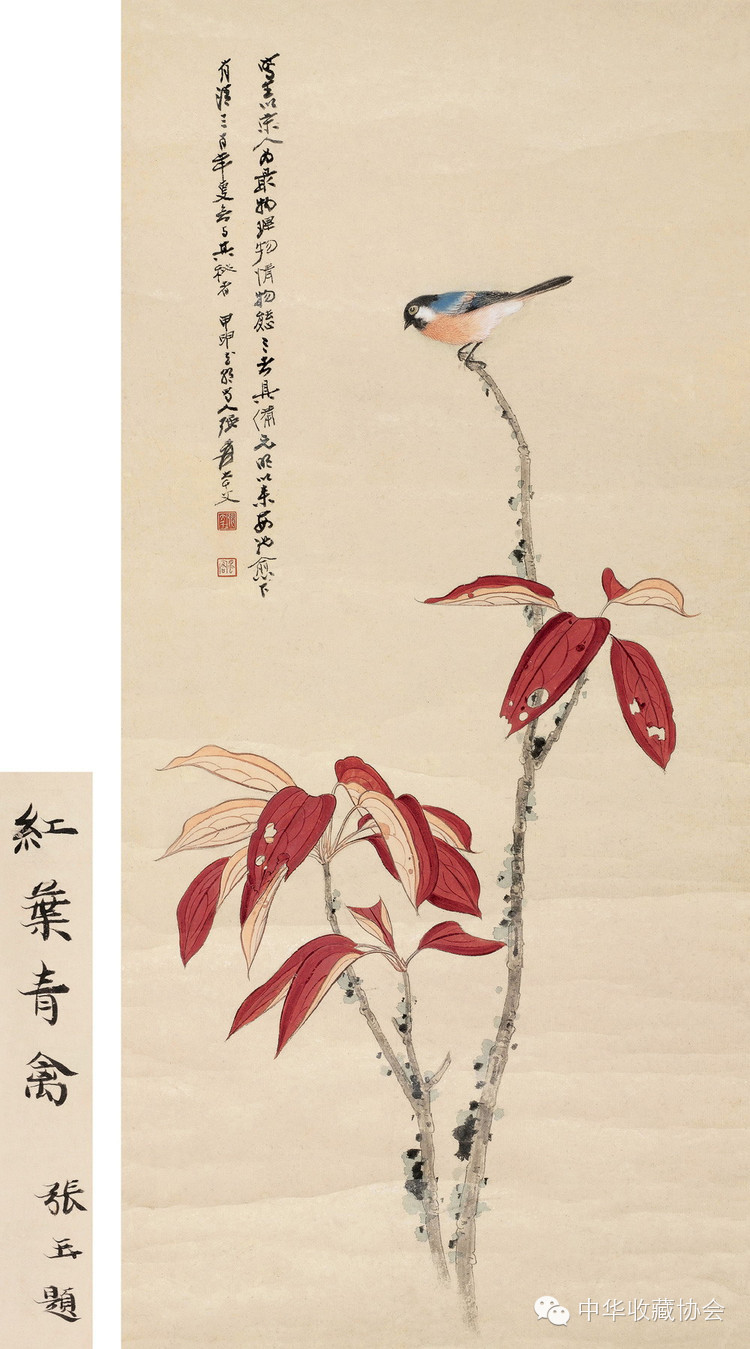 欣赏:张大千花鸟画