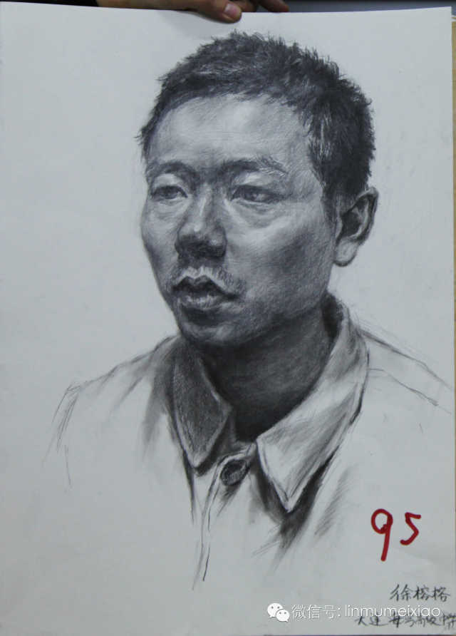 四,优秀试卷展示  素描优秀试卷(部分)