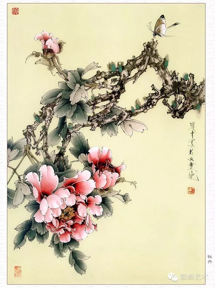 【近当代名家】王道中工笔牡丹欣赏