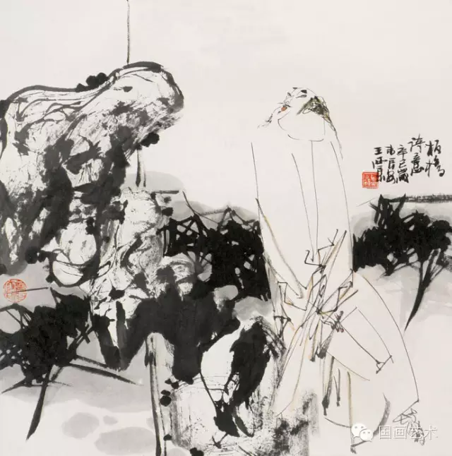 长安画派之王西京写意人物画作 长安画派之王西京写意人物画作