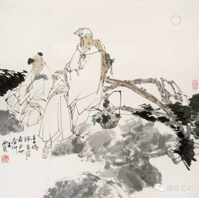 长安画派之王西京写意人物画作 长安画派之王西京写意人物画作