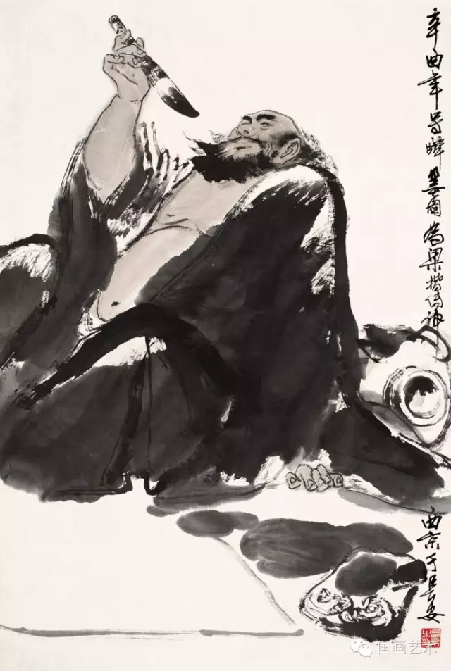 长安画派之王西京写意人物画作 长安画派之王西京写意人物画作