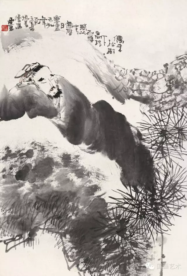 长安画派之王西京写意人物画作 长安画派之王西京写意人物画作