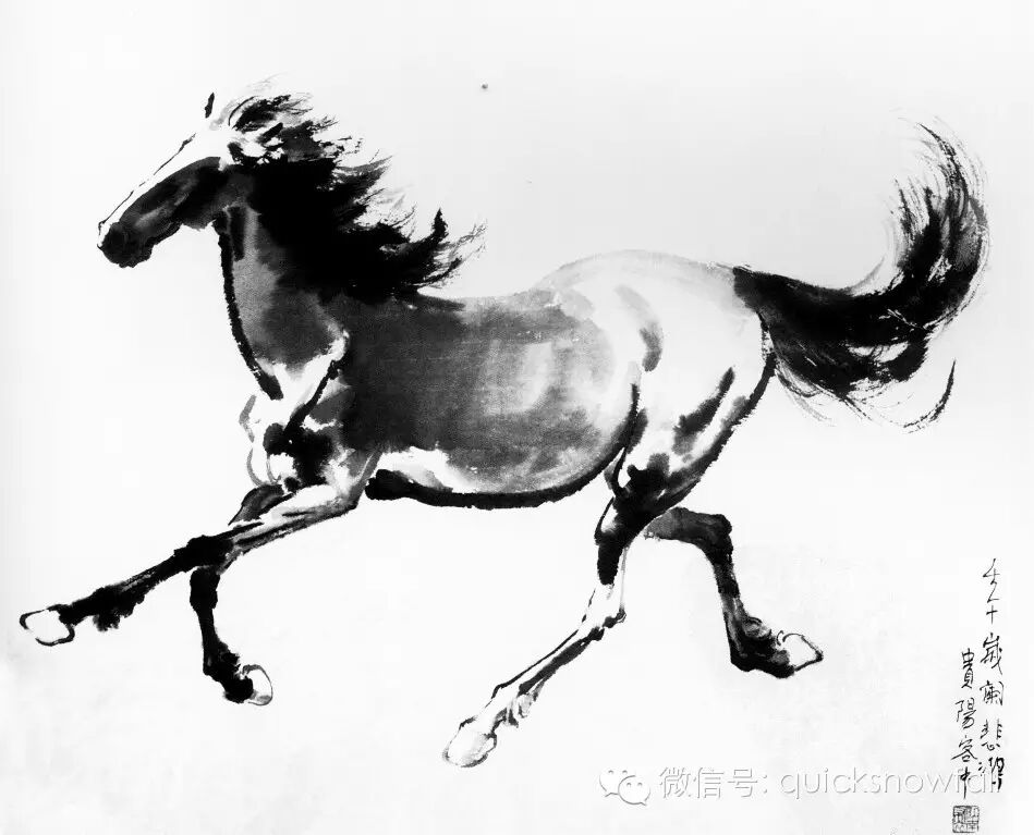 画马超级教程：徐悲鸿画马技法（上篇）