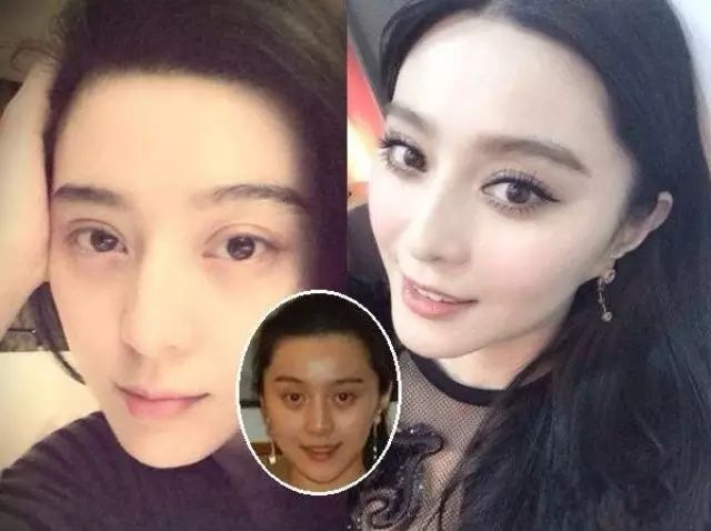 明星教你素面美，半永久雾眉美瞳线