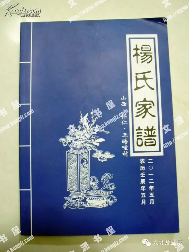 (山西杯仁杨氏家谱)