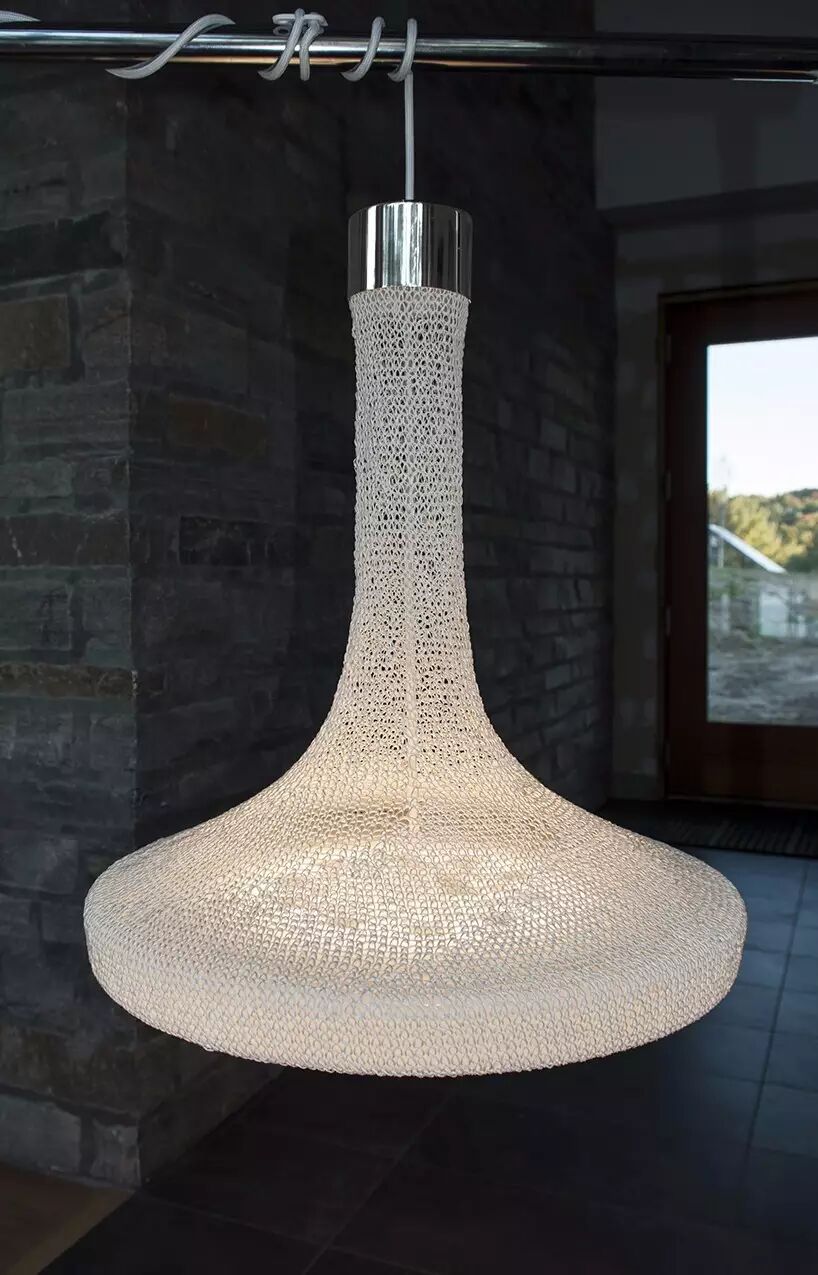 “环形灯”（“loop lamps”）丨手工编织环形灯系列