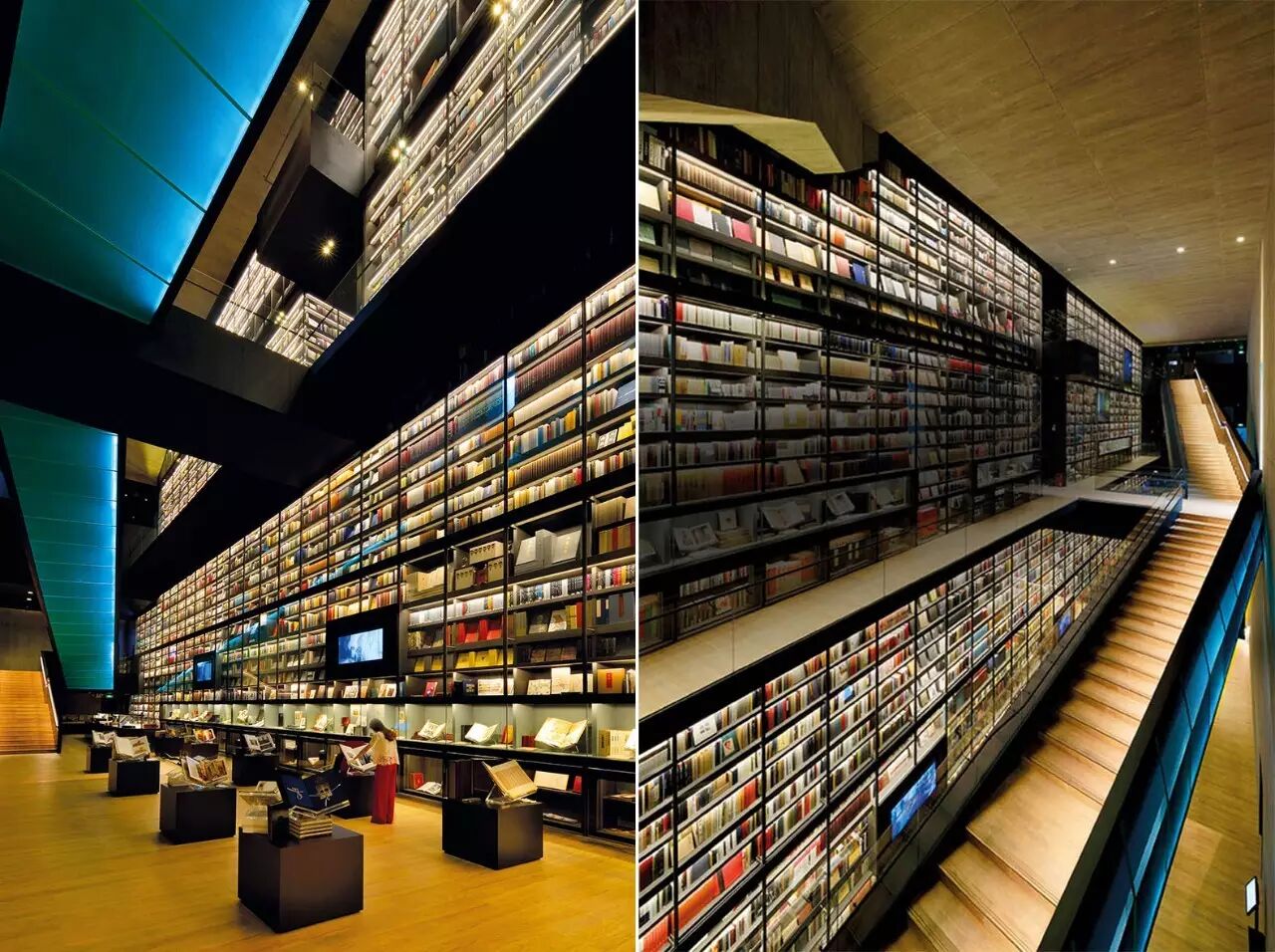 强化浩瀚的力量丨雅昌书墙照明设计