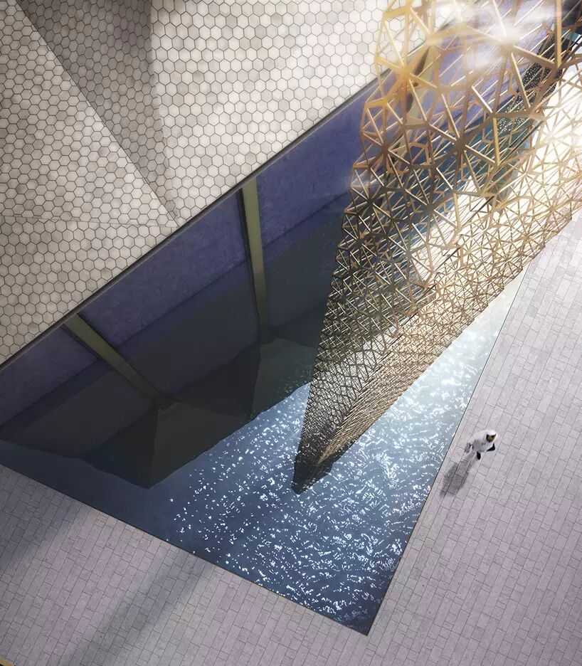 光线的垂直景观丨阿布扎比清真寺设计