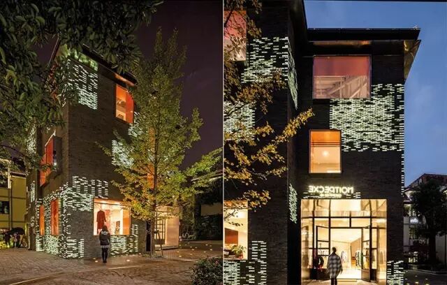 外立面改造丨发光的砖墙