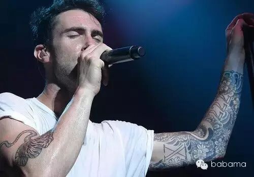魔力红主唱 Adam Levine,耗时6个月完成背部超大面积刺...