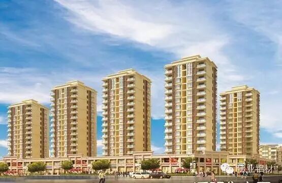 采用伟业牌门窗幕墙铝材的浪漫香槟