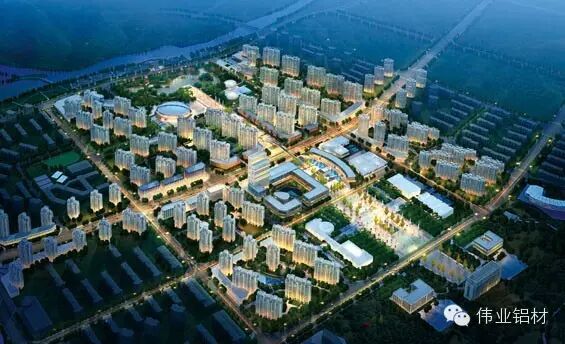 采用伟业牌门窗幕墙铝材的新登阳光家园