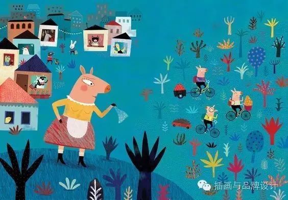 插画丨插画师如果是一个孩子王,那他的画一定萌呆了!
