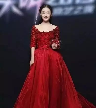 红色连衣裙竟然可以这么美,赵丽颖、倪妮穿出了新高度