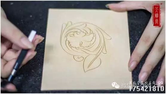 [皮具]一只精美哒皮雕钥匙包制作过程(一)