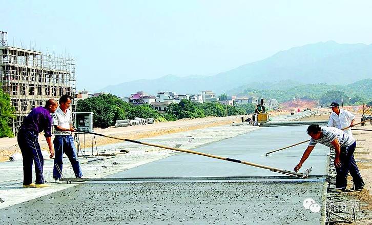 水泥混凝土路面施工工艺流程