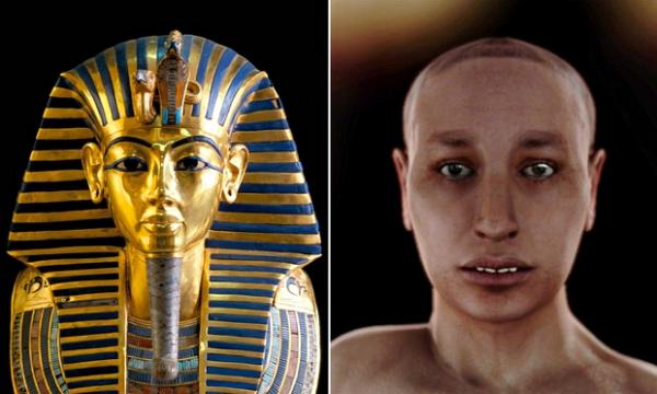 写在前面的话 运用电脑成像技术,考古学家向世人呈现了埃及法老