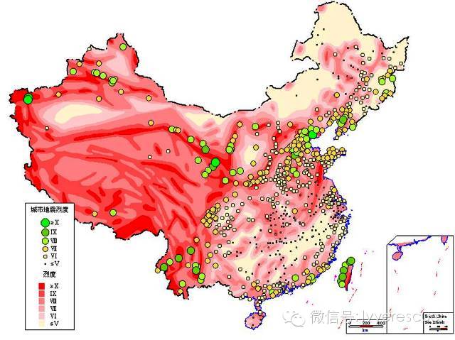 地震知识地震烈度的划分