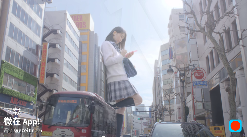 东京市区出现进击的女巨人,你有可能会被吓到