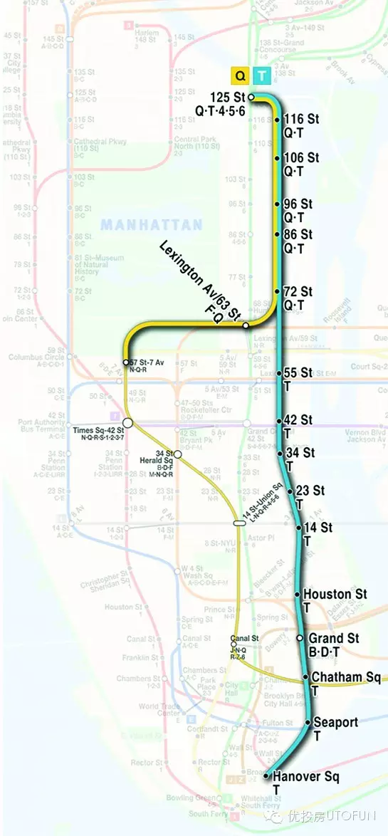 原创|延期80年的纽约地铁完工在即 - 纽约第二大道地铁线（上）